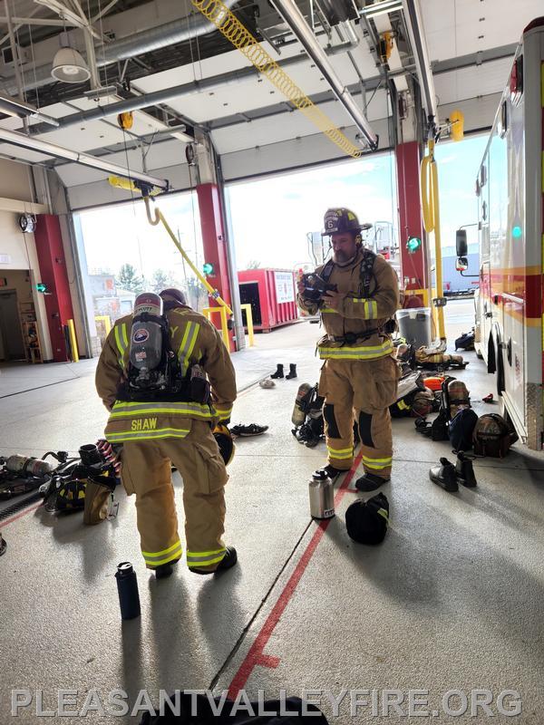 Flashover training in Montgomery County 
11/12/22

Chief F. Shaw
FF. Lucas Geiman 