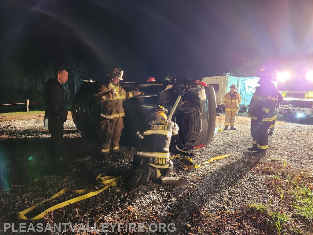 Company training night 10/20/22
Working with new Rescue jacks stabilizing vehicles